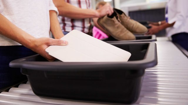 Airport security trays are even nastier than toilets